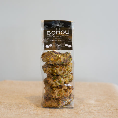 Pistachio Raspberry Cookies